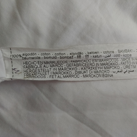 SOLD! Zara oversized twist detail button down shirt - Picture 3 of 3